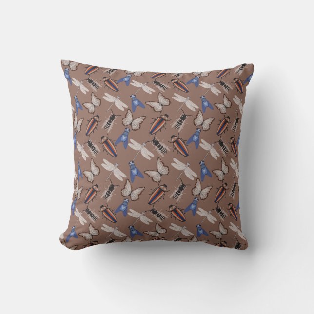 Bugs Pattern Kissen (Vorderseite)