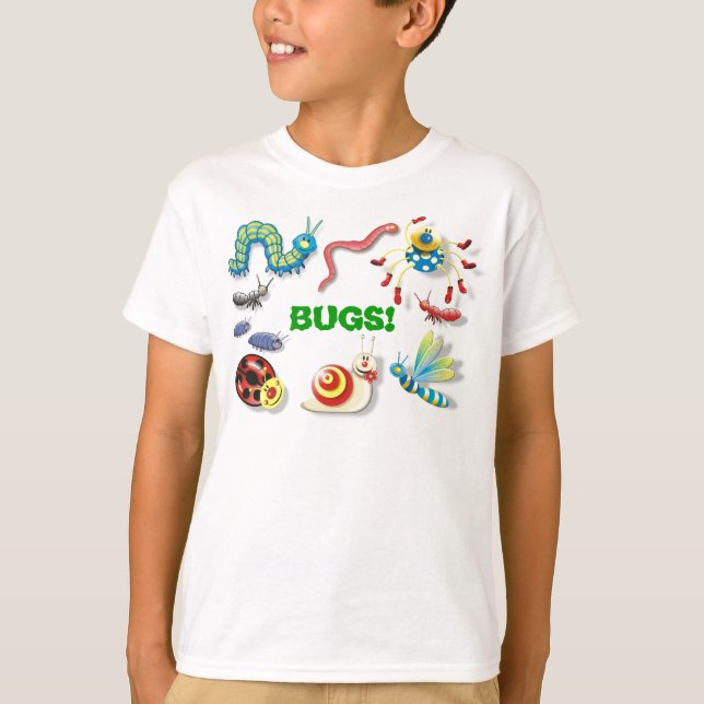 'BUGS!' T-Shirt (Vorderseite)