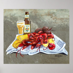 Bugs und Bierdrucke Poster