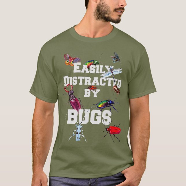 Bugs und Insekten-Shirt für alle, die Bugs Lieben T-Shirt (Vorderseite)