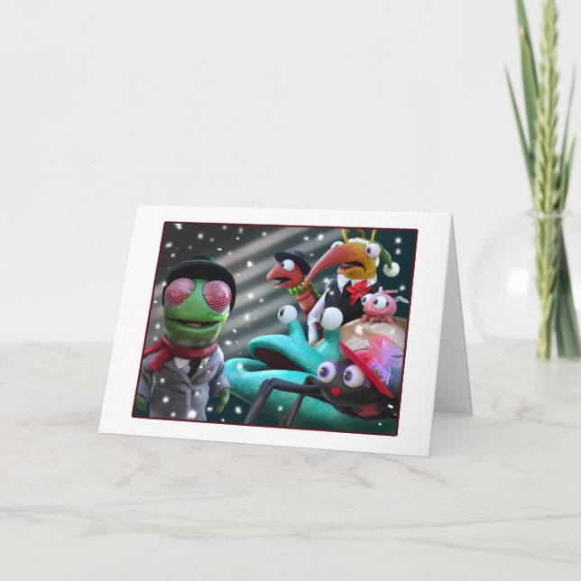 Bugsy Weihnachtskarte Feiertagskarte (Vorderseite)