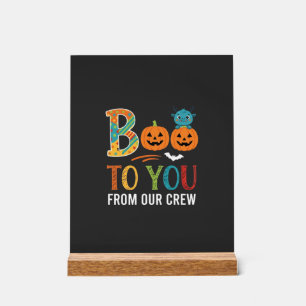 Buh dir Halloween-Crew-Design_1 Acrylschild