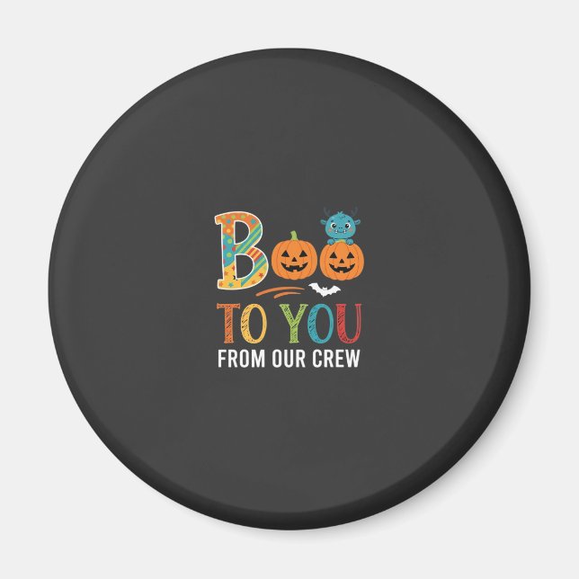 Buh dir Halloween-Crew-Design_1 Magnet (Vorne)