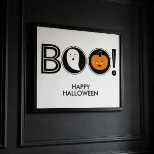 Buh! Frohes Halloween Plakat
