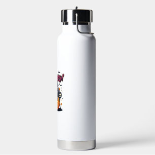 Buh für dich Halloween-Skelett-Kürbis Trinkflasche