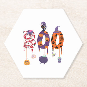 Buh! Halloween Halloween Kleidung Halloween Untersetzer