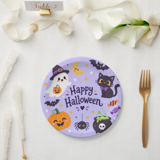 Buh Halloween Pappteller