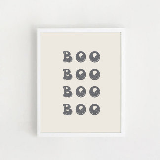 Buh! Halloween-Plakat Poster