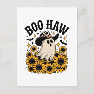 Buh-Haw-Kuh-Geister-Western-Halloween Postkarte