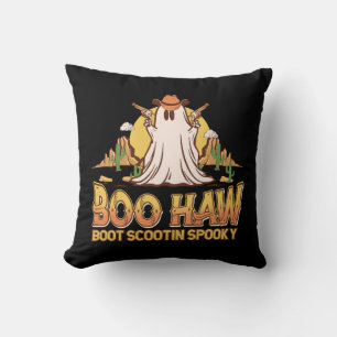 Buh Hu Western Halloween Vintage Geist Lustig Nied Kissen