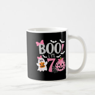 Buh ich bin sieben Gespenst Siebter 7. Geburtstag Kaffeetasse