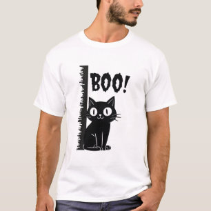 Buh! Lustiger Versteck-Peekaboo-Gruseliger-Hallowe T-Shirt