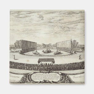 Bühne auf der großen Teichdarstellung Magnet