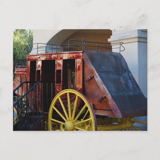 Bühne Coach Postkarte (Vorderseite)