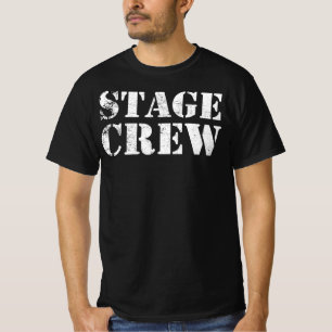 Bühne Crew - Theaterhintergrund Uniform T-Shirt