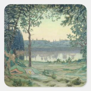 Bühne für Rimsky-Korsakow Quadratischer Aufkleber