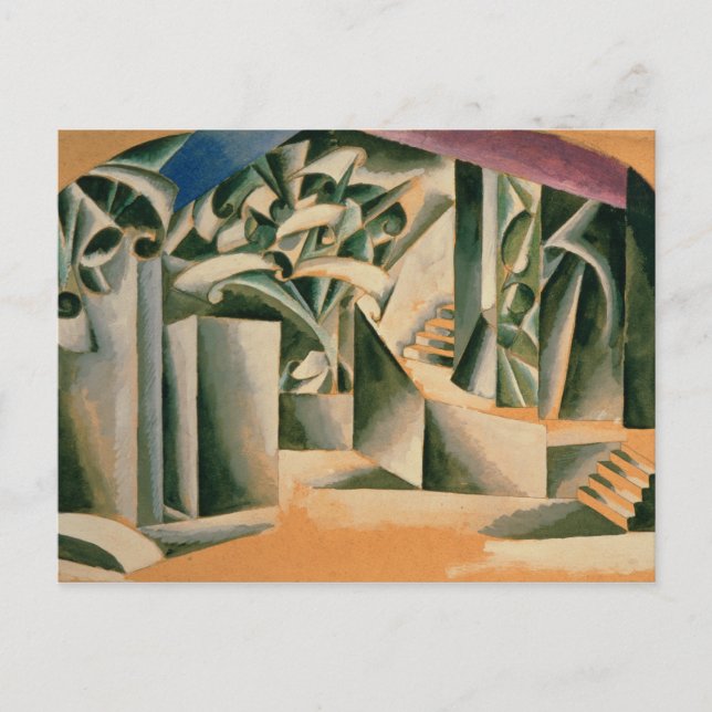 Bühne für William Shakespeares Stück Postkarte (Vorderseite)