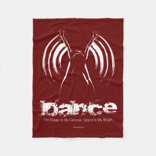 Bühne ist meine Leinwand (Tanz) Fleece Blanket