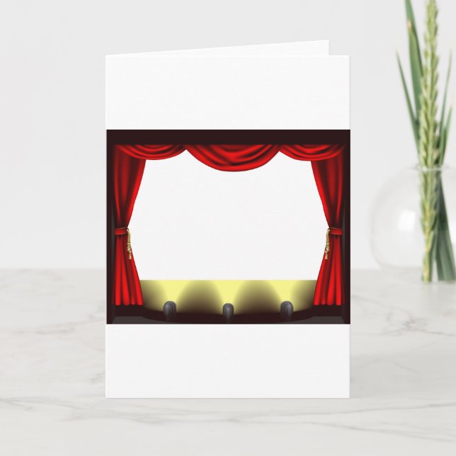 Bühne Karte (Vorderseite)