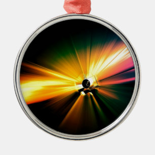 Bühne-Lichter in abstraktem Silbernes Ornament