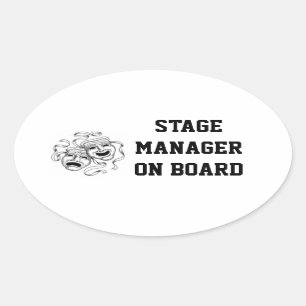 Bühne-Manager-an Bord Aufkleber