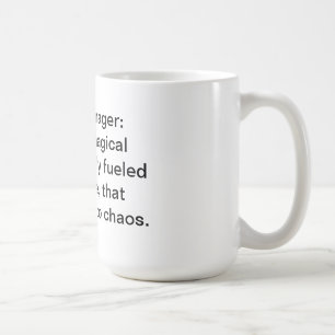 Bühne-Manager-Definitions-Tasse Tasse