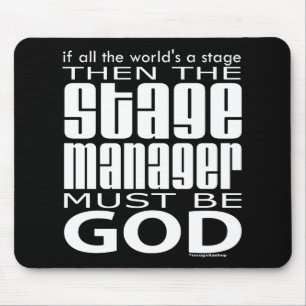 Bühne-Manager-Gott Mousepad