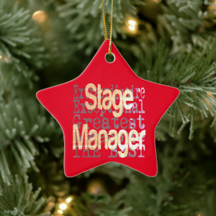 Bühne Manager Keramik Ornament