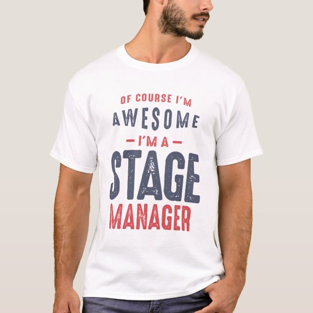 Bühne Manager T-Shirt (Vorderseite)