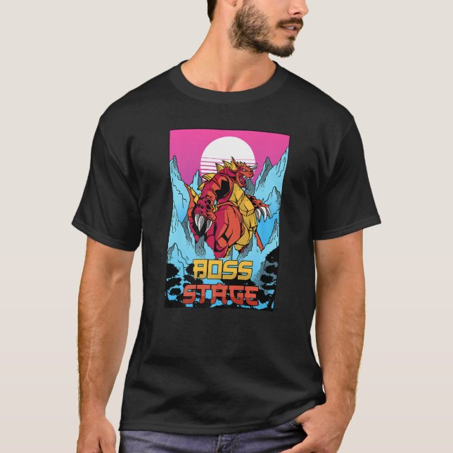 Bühne Otaku Vaporwave T-Shirt (Vorderseite)