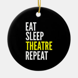 Bühne Schauspielerin Geschenk T - Schlafsack-Schau Keramik Ornament
