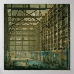 Bühne-Set-Werkstatt der Paris-Oper, c.1800-20 Poster