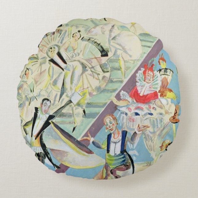 Bühneentwurf für den Operetta Rundes Kissen (Vorderseite)