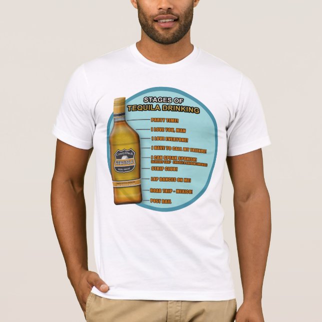 Bühnen von Tequila T-Shirt (Vorderseite)