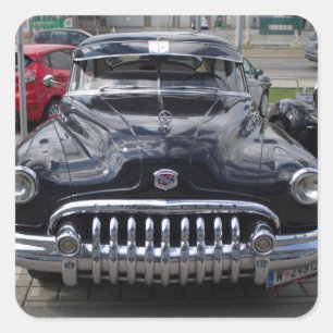 Buick 1950 Super Eight Quadratischer Aufkleber