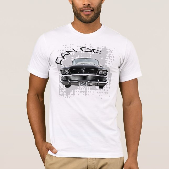 buick 1958 (fertigen Sie es) besonders an T-Shirt (Vorderseite)
