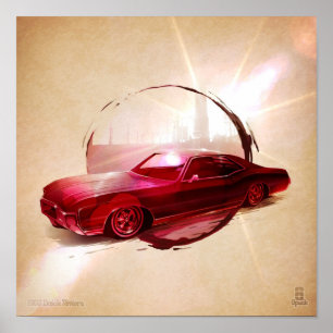 Buick Riviera 1968 Poster