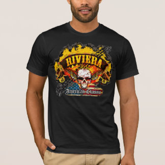 Buick Riviera - Burnout-Fahnen-Schädel - n-Flagge T-Shirt
