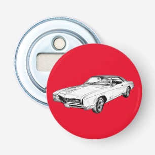 Buick Riviera Classic Car Illustration 1967 Flaschenöffner