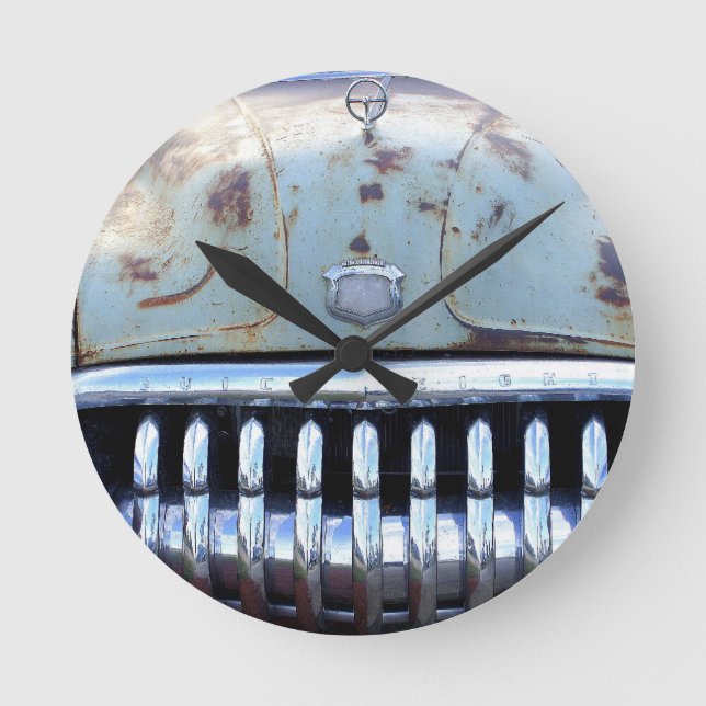 Buick Runde Wanduhr (Vorderseite)