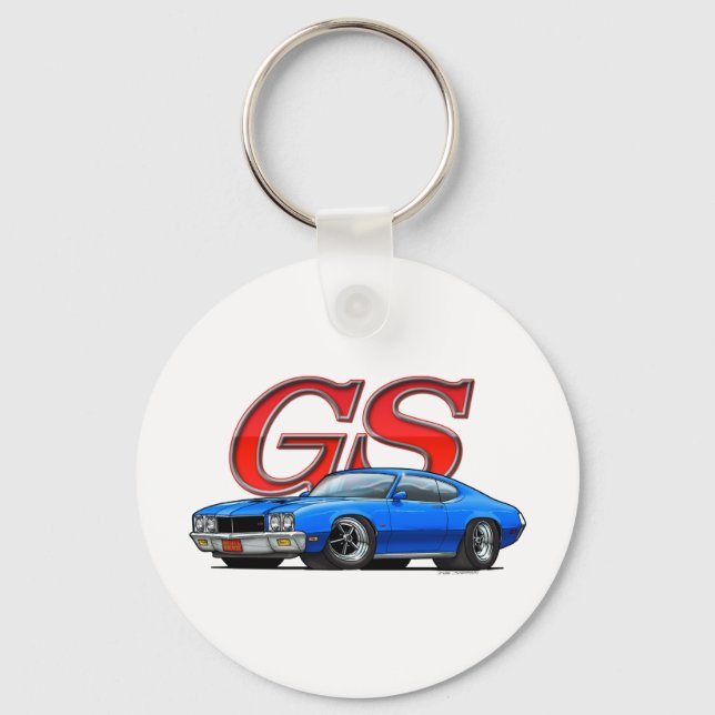 BuickGS_blue Schlüsselanhänger (Vorderseite)
