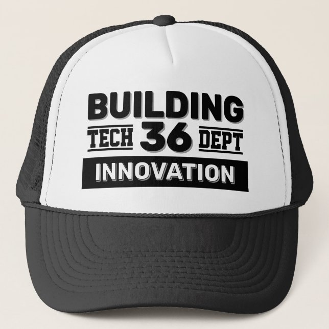Building 36™ Trucker Hat Truckerkappe (Vorderseite)
