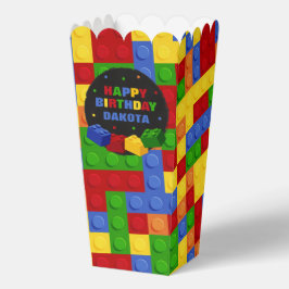 Building Blocks Boy Birthday Brick Party Favor Box Geschenkschachtel