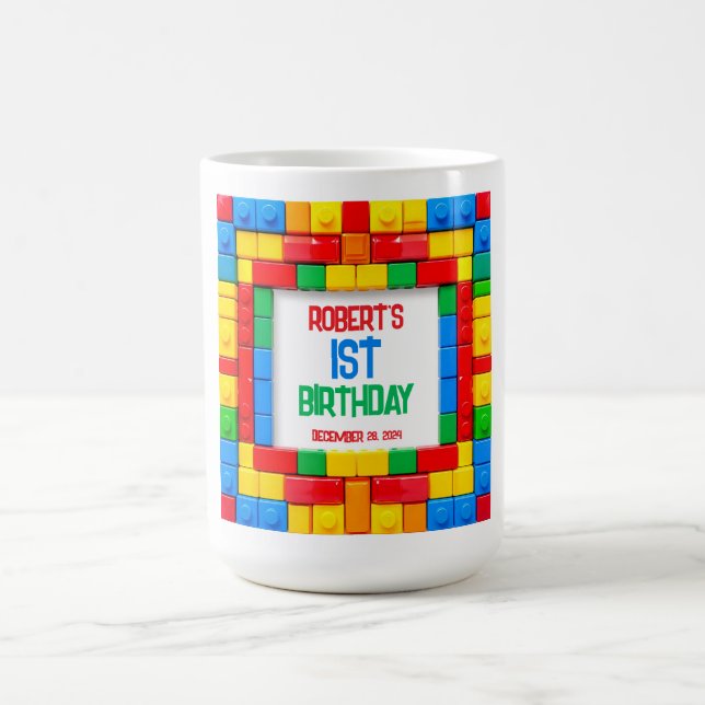 Building Blocks GEBURTSTAG Kaffeetasse (Mittel)