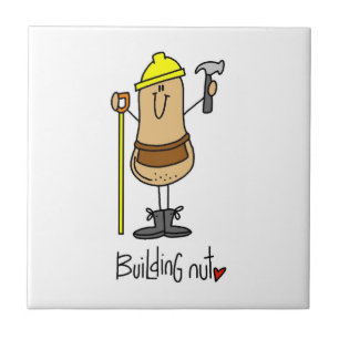Building Nut T-Shirts und Geschenke Fliese