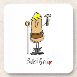 Building Nut T-Shirts und Geschenke Getränkeuntersetzer