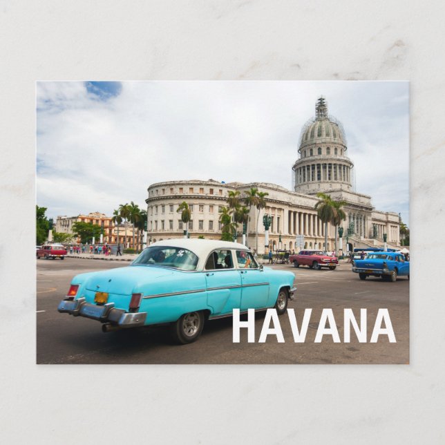 Building of Capitol in Havana Postkarte (Vorderseite)