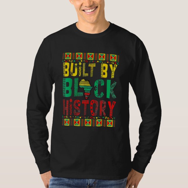 Built By Black History BHM African Pride Month Men T-Shirt (Vorderseite)