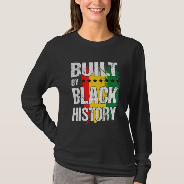Built By Black History BHM African Pride Month Men T-Shirt (Vorderseite)