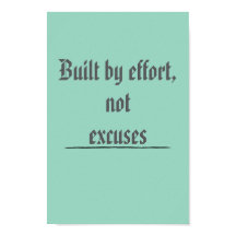 Built by Effort, Not Excuses – Motivational